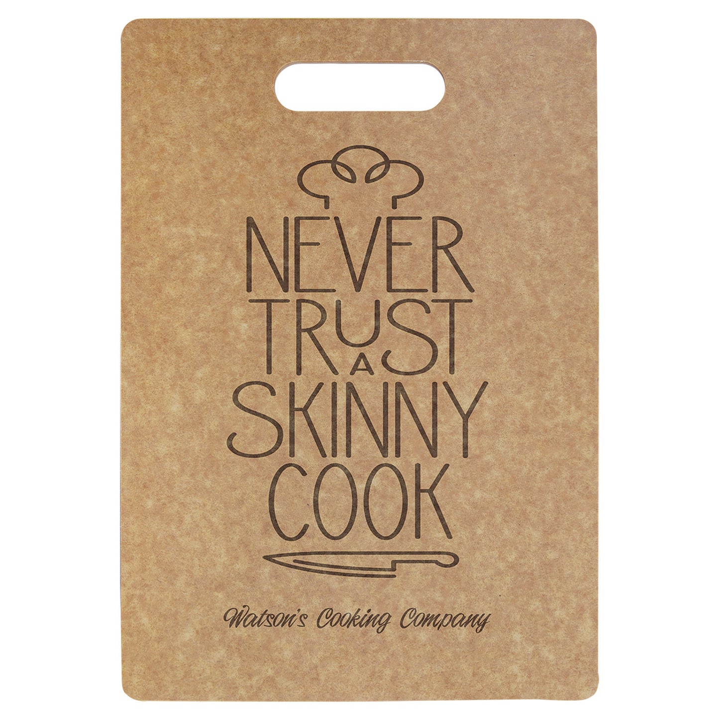 Rectangular Eco Cutting Board with Handle Cutout