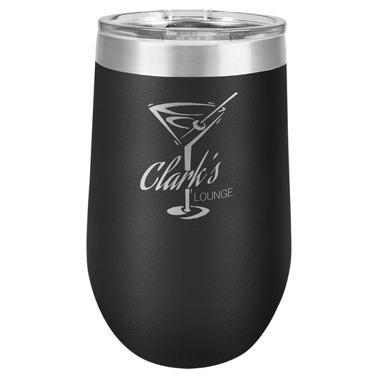 Polar Camel 16 oz. Vacuum Insulated Stemless Wine Tumbler w/Lid