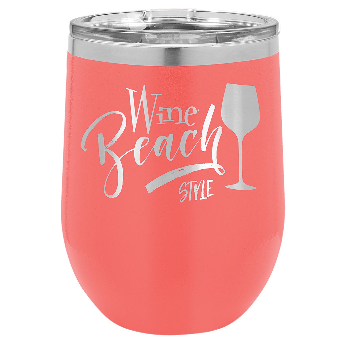 Polar Camel 12 oz. Vacuum Insulated Stemless Wine Tumbler w/Lid