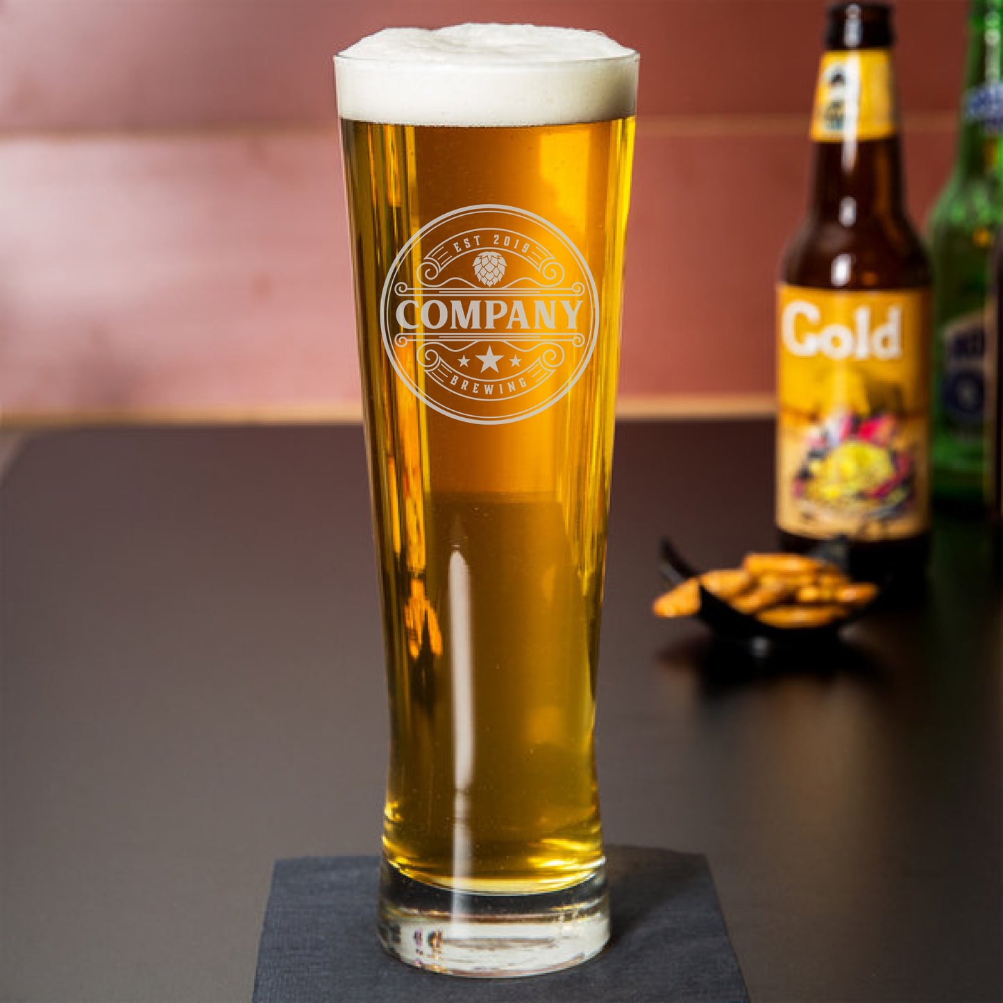 Libbey Pinnacle Pilsner Beer Glass