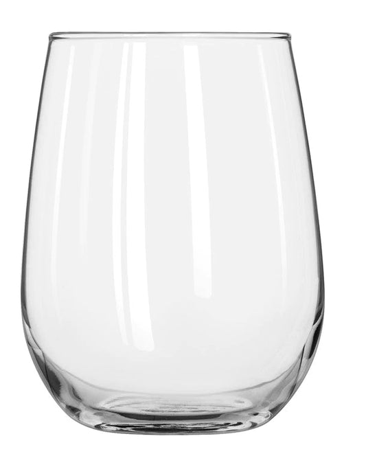 Libbey Clear Stemless Wine Glass