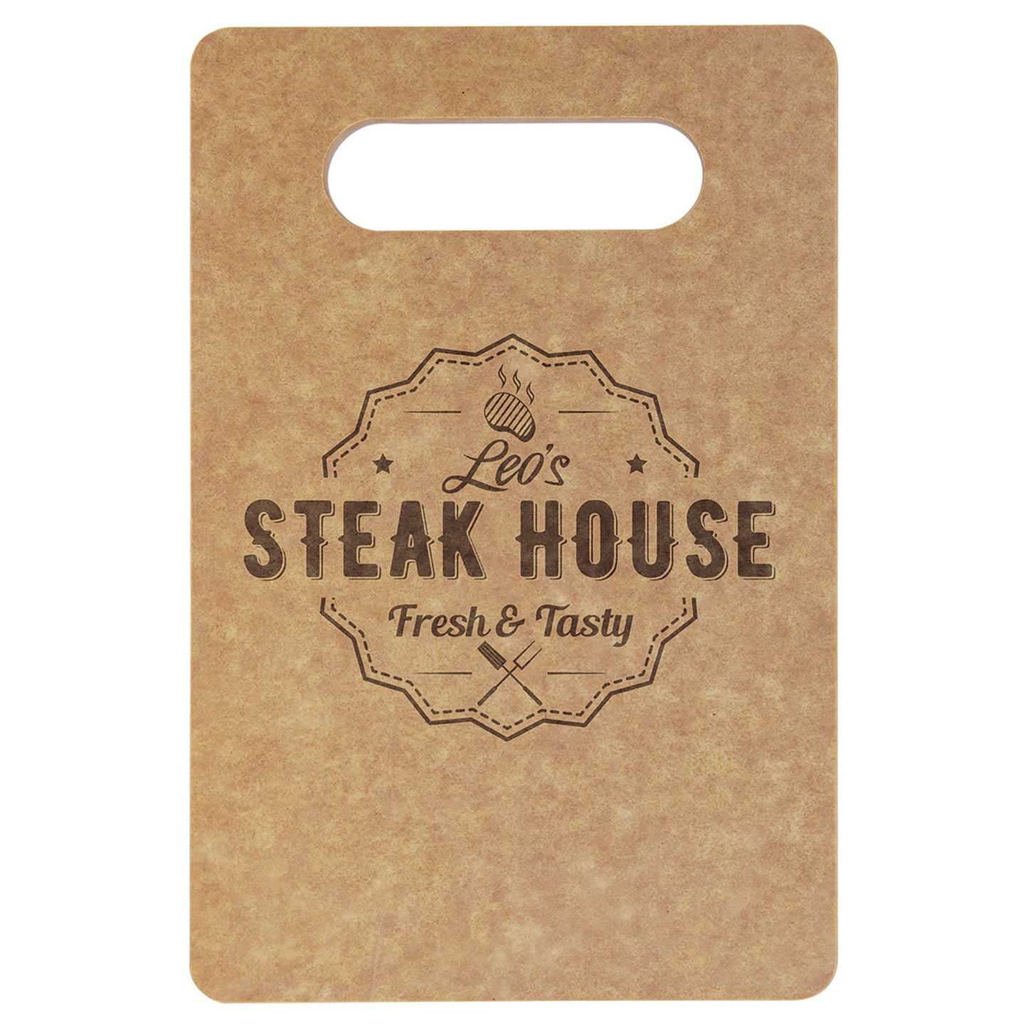 Rectangular Eco Cutting Board with Handle Cutout