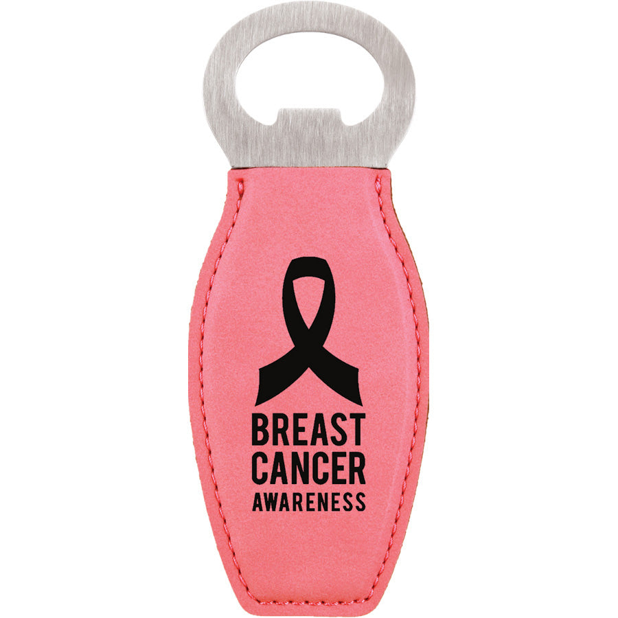 Leatherette Bottle Opener with Magnet