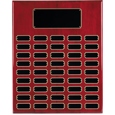 Rosewood Piano Finish Perpetual Plaque