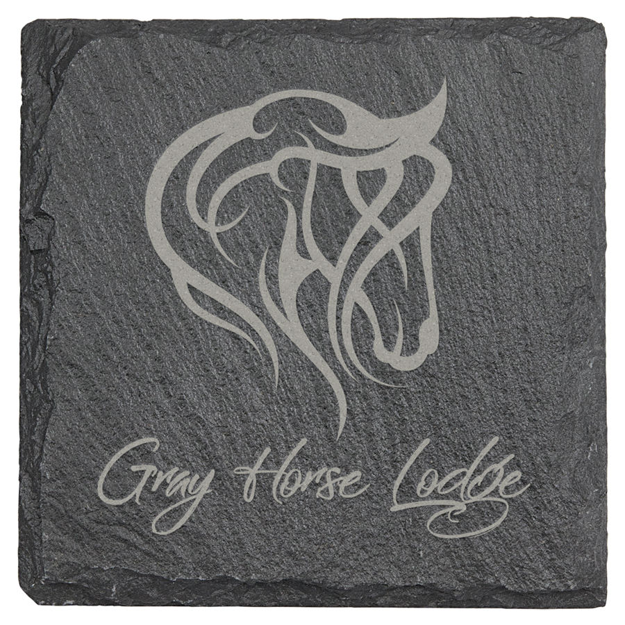 4" Slate Coaster