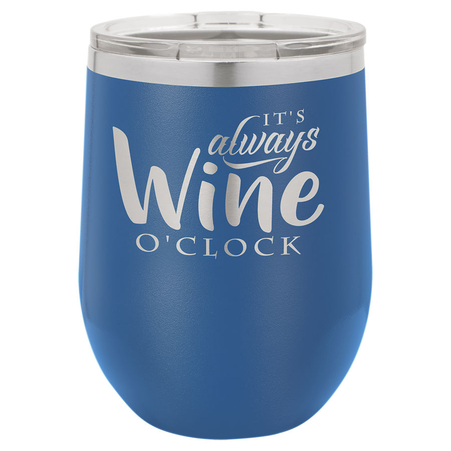 Polar Camel 12 oz. Vacuum Insulated Stemless Wine Tumbler w/Lid