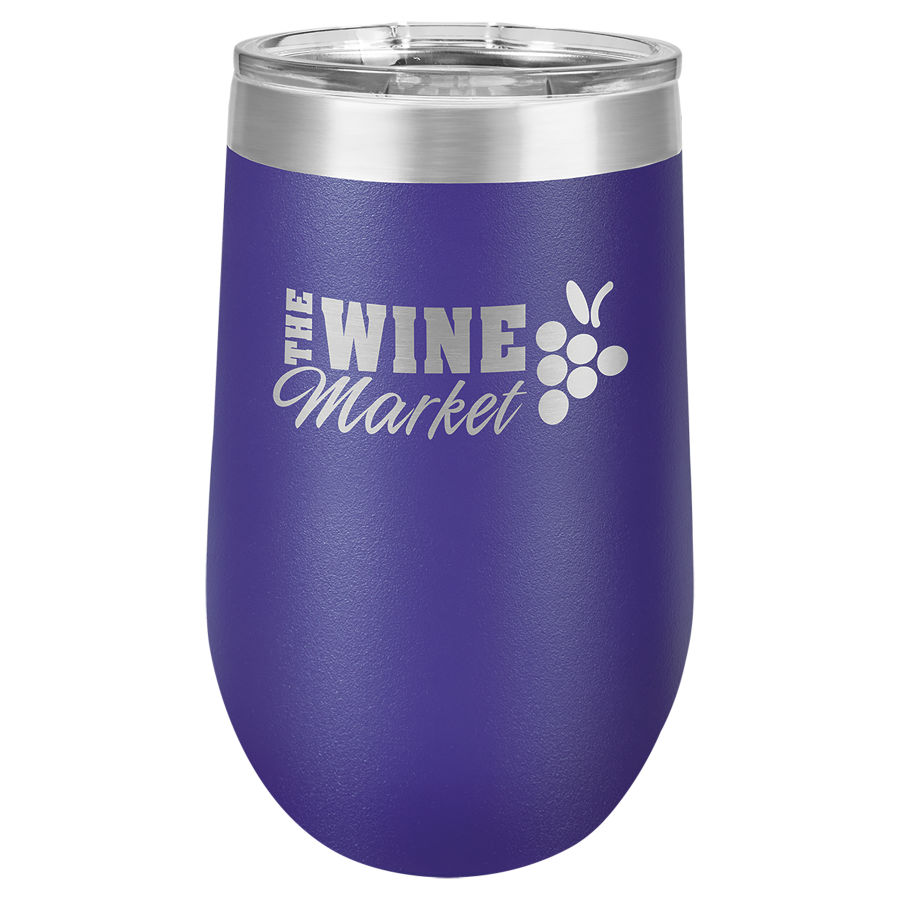 Polar Camel 16 oz. Vacuum Insulated Stemless Wine Tumbler w/Lid