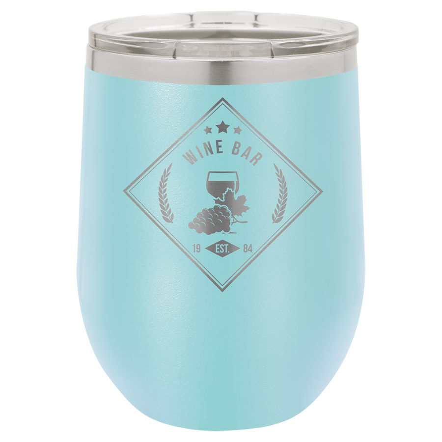 Polar Camel 12 oz. Vacuum Insulated Stemless Wine Tumbler w/Lid