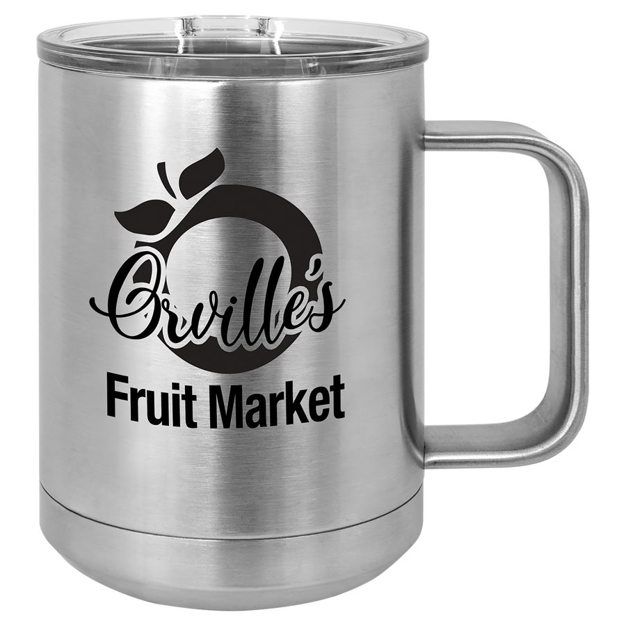 Polar Camel 15 oz Insulated Mug with Lid