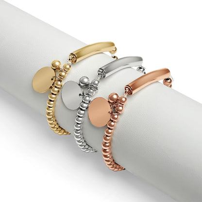 Pendant Bracelet -  Single Side Engraving