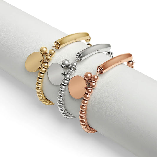 Pendant Bracelet -  Single Side Engraving