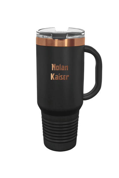 Havoc Personalized Special Color Engraved Polar Camel 40 oz. Tumbler with Handle, Lid and Straw