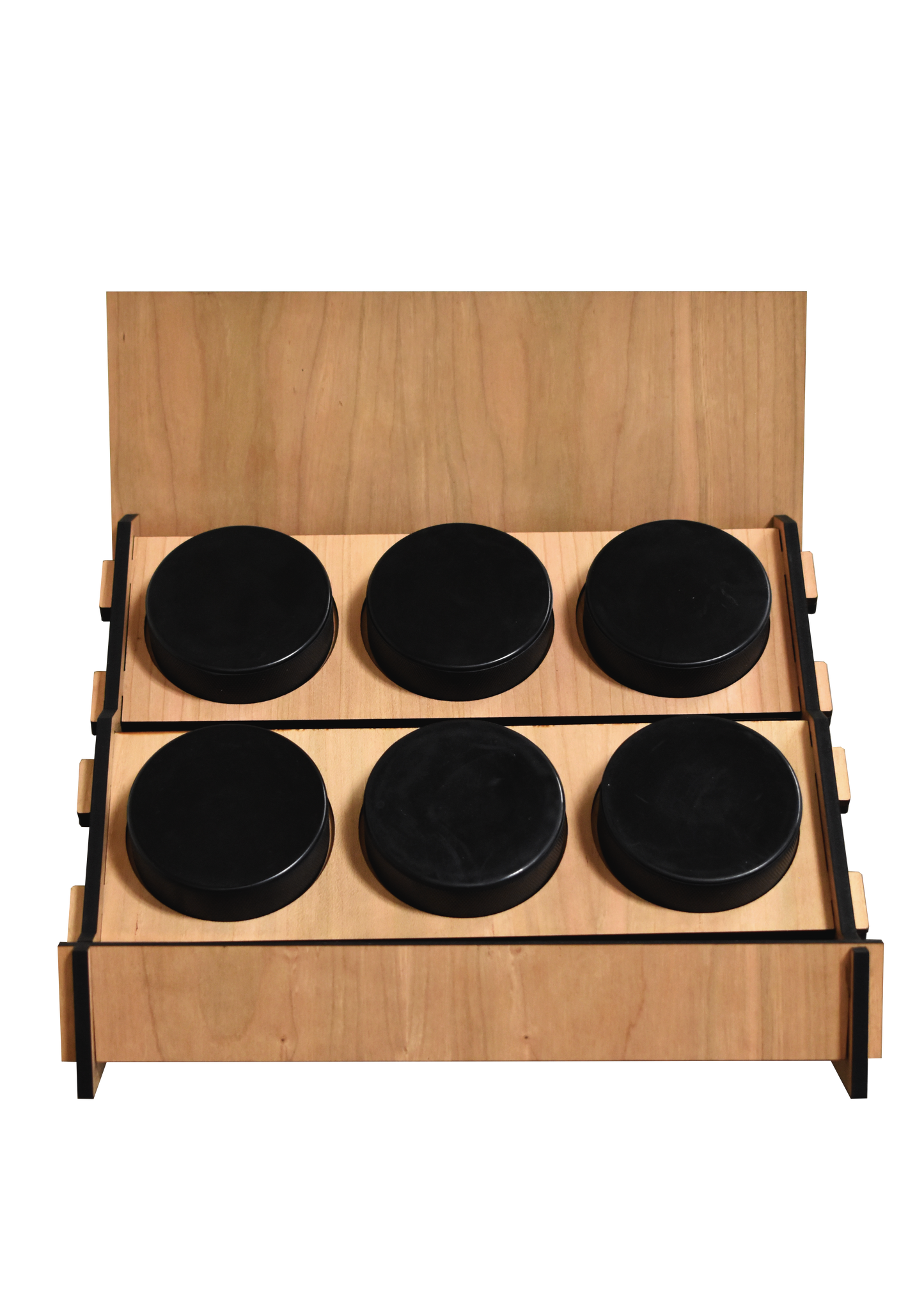 Havoc Personalized Tabletop Puck Stand - 6 Pucks