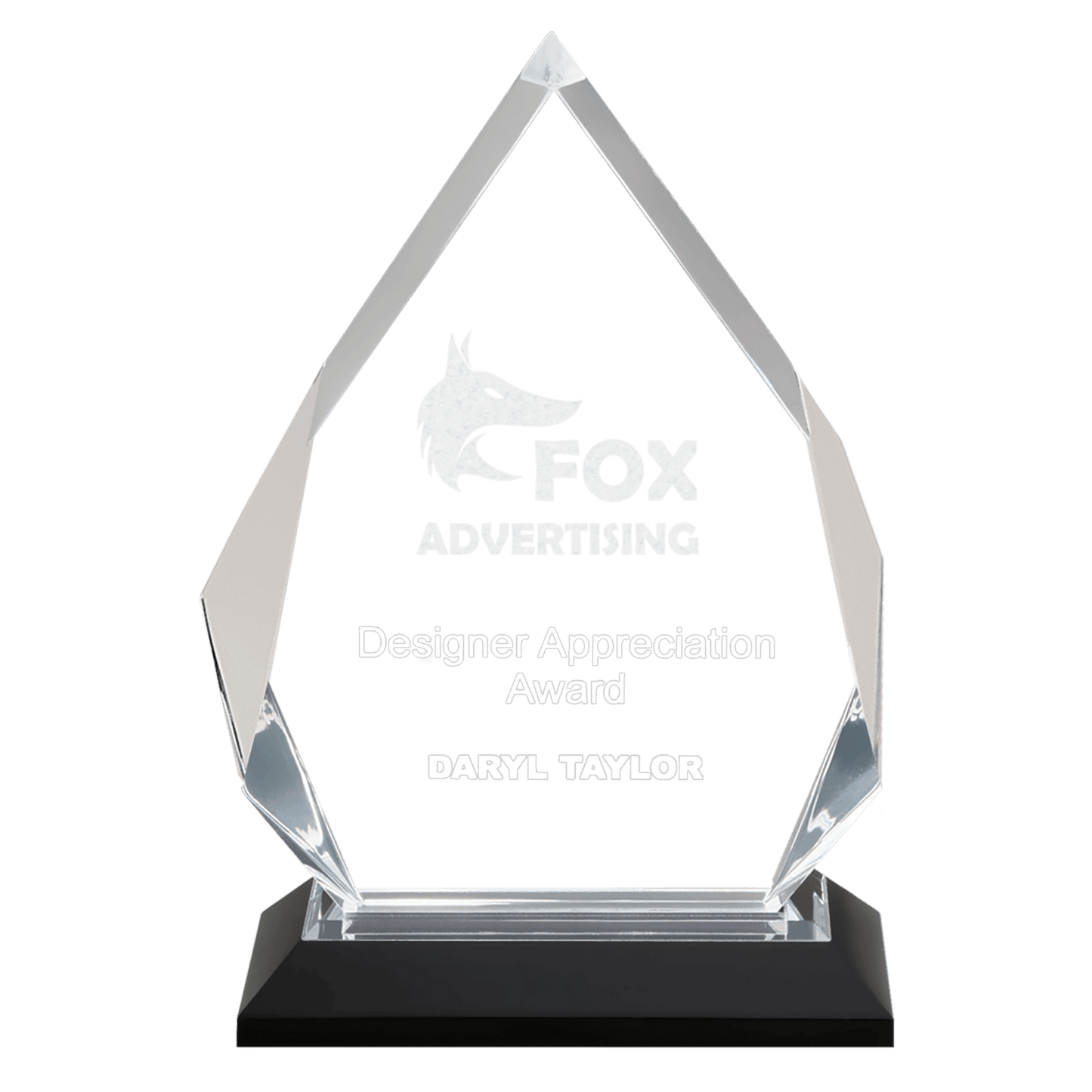 Diamond Impress Acrylic - 8-3/4" x 5-1/4"