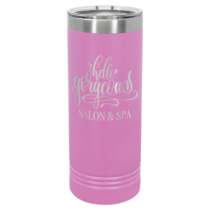 Polar Camel 22 oz. Skinny Tumbler with Slider Lid