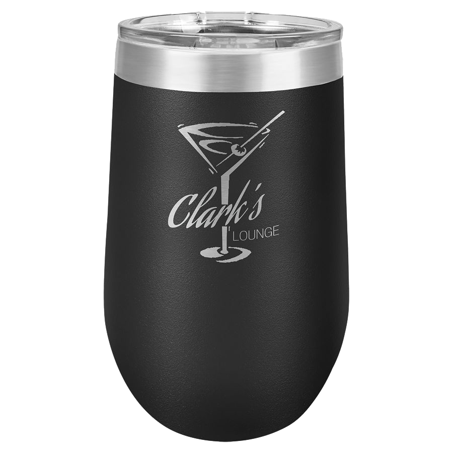 Polar Camel 16 oz. Vacuum Insulated Stemless Wine Tumbler w/Lid