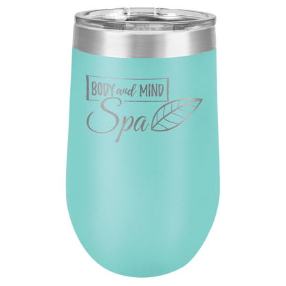 Polar Camel 16 oz. Vacuum Insulated Stemless Wine Tumbler w/Lid