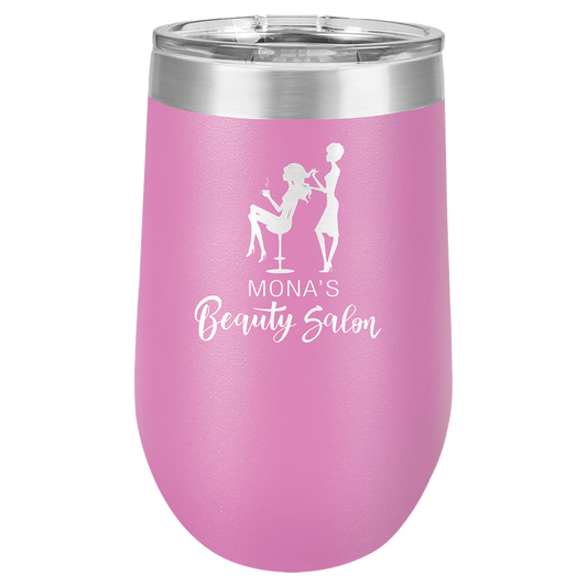 Polar Camel 16 oz. Vacuum Insulated Stemless Wine Tumbler w/Lid