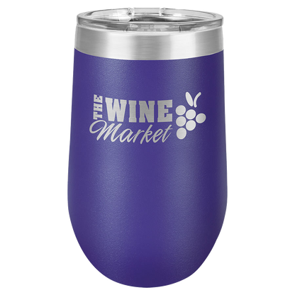 Polar Camel 16 oz. Vacuum Insulated Stemless Wine Tumbler w/Lid