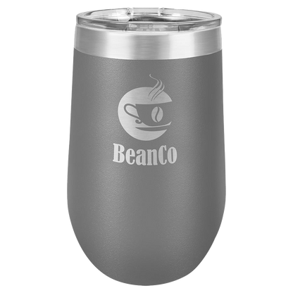 Polar Camel 16 oz. Vacuum Insulated Stemless Wine Tumbler w/Lid