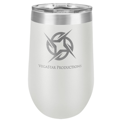 Polar Camel 16 oz. Vacuum Insulated Stemless Wine Tumbler w/Lid