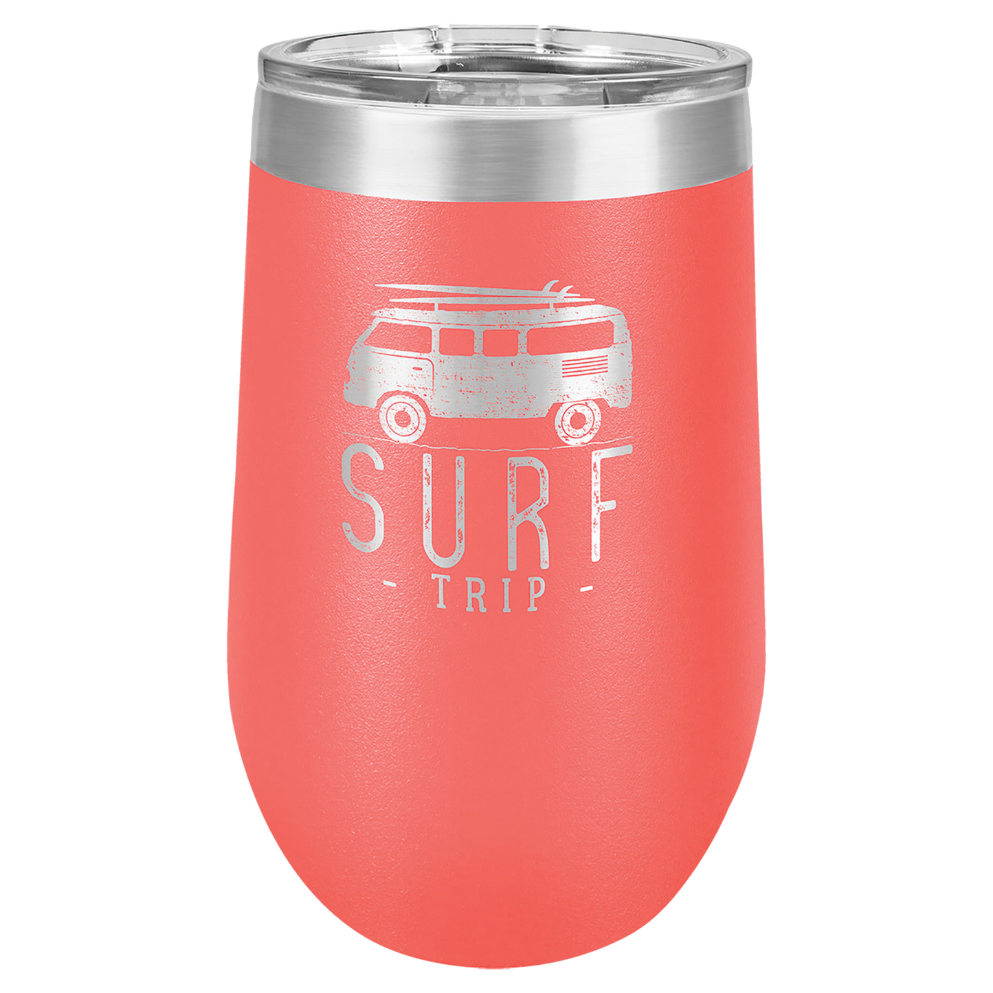 Polar Camel 16 oz. Vacuum Insulated Stemless Wine Tumbler w/Lid