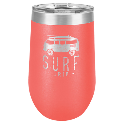 Polar Camel 16 oz. Vacuum Insulated Stemless Wine Tumbler w/Lid