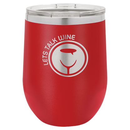 Polar Camel 12 oz. Vacuum Insulated Stemless Wine Tumbler w/Lid