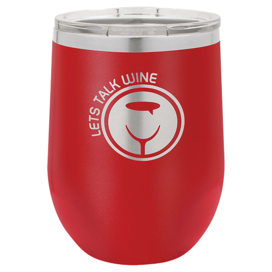 Polar Camel 12 oz. Vacuum Insulated Stemless Wine Tumbler w/Lid