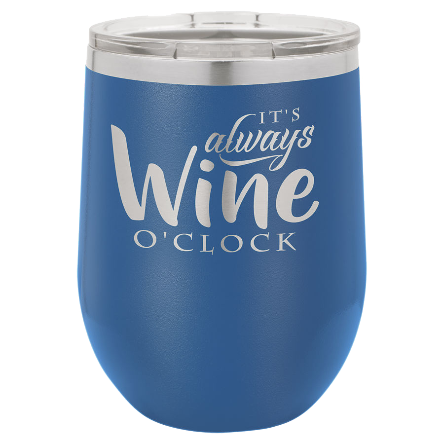 Polar Camel 12 oz. Vacuum Insulated Stemless Wine Tumbler w/Lid