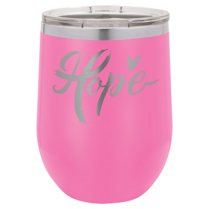 Polar Camel 12 oz. Vacuum Insulated Stemless Wine Tumbler w/Lid