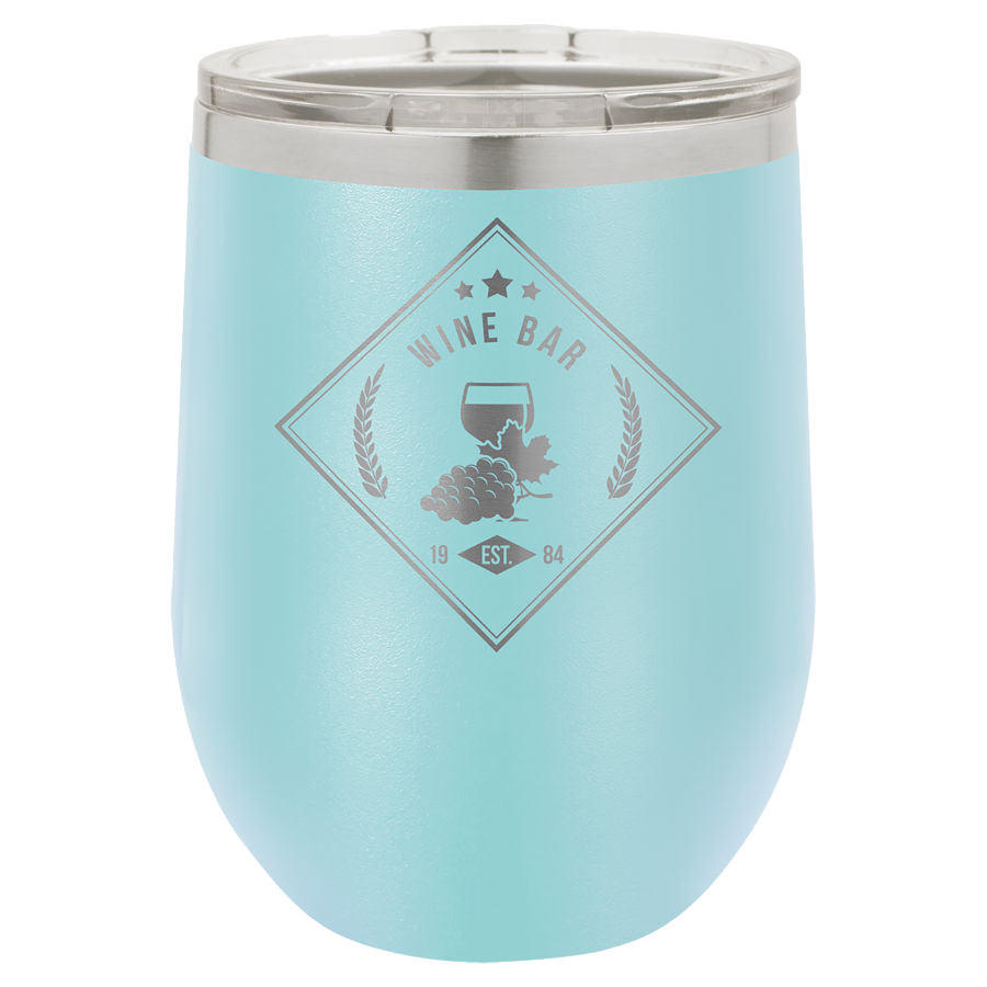 Polar Camel 12 oz. Vacuum Insulated Stemless Wine Tumbler w/Lid