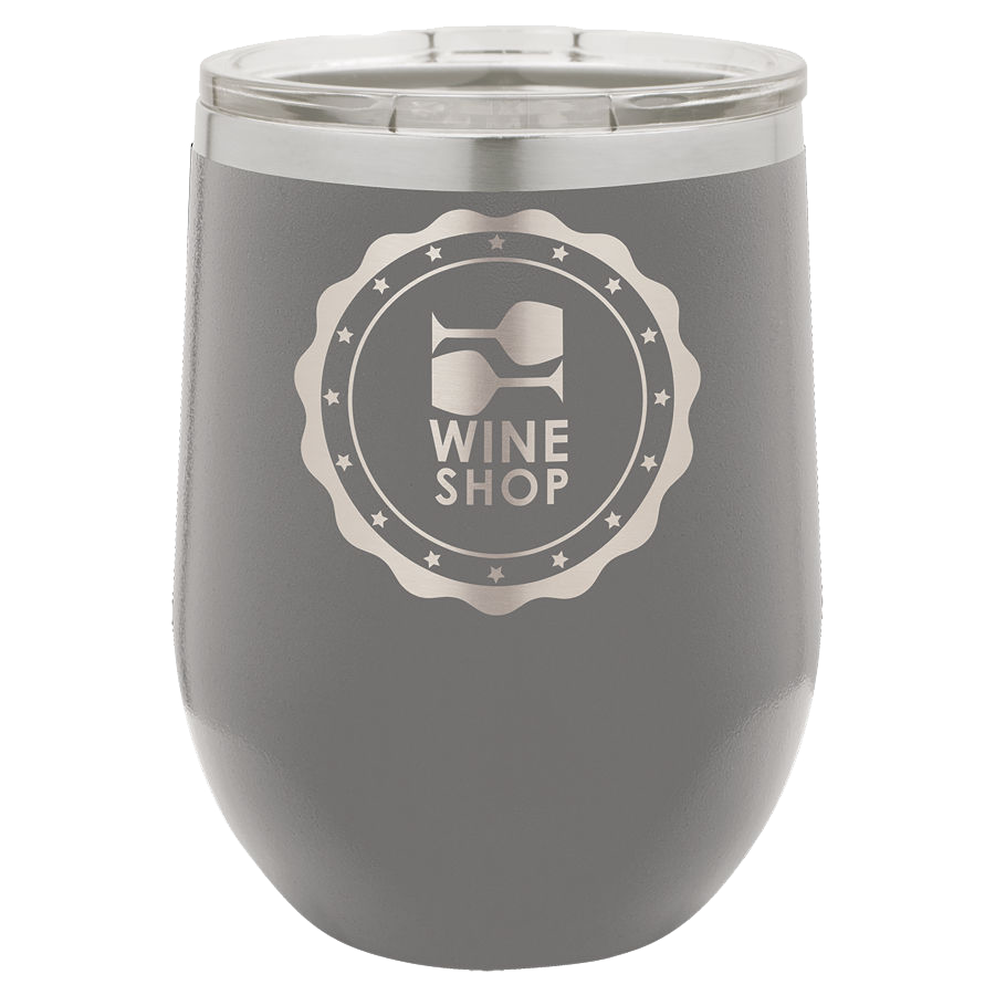 Polar Camel 12 oz. Vacuum Insulated Stemless Wine Tumbler w/Lid