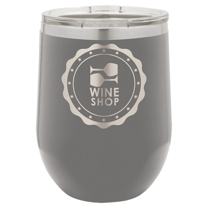 Polar Camel 12 oz. Vacuum Insulated Stemless Wine Tumbler w/Lid