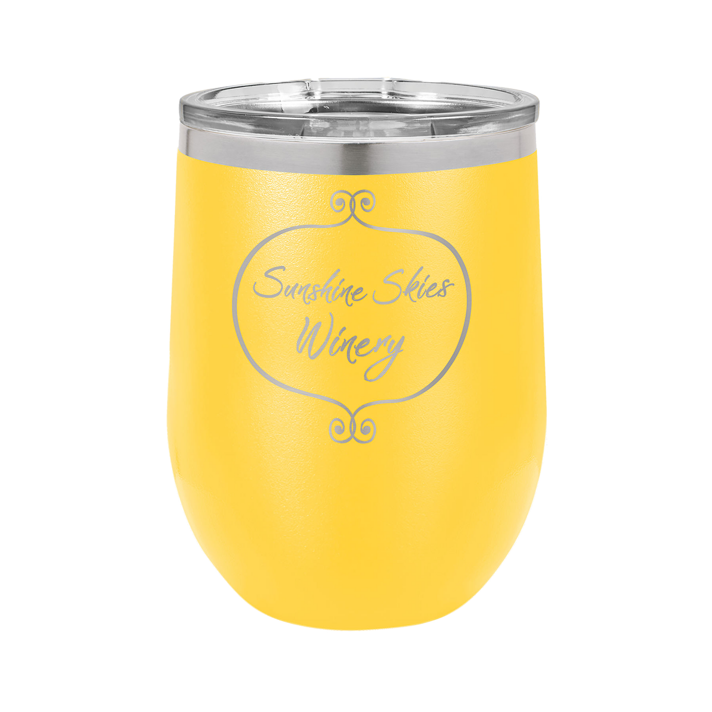 Polar Camel 12 oz. Vacuum Insulated Stemless Wine Tumbler w/Lid