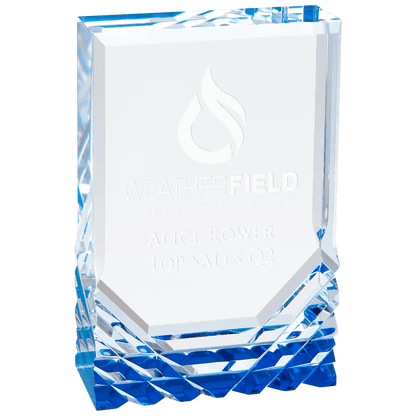 Jewel Mirage Acrylic Award - 3-1/2" x 5"