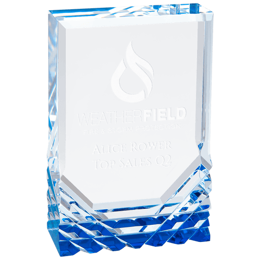 Jewel Mirage Acrylic Award - 3-1/2" x 5"