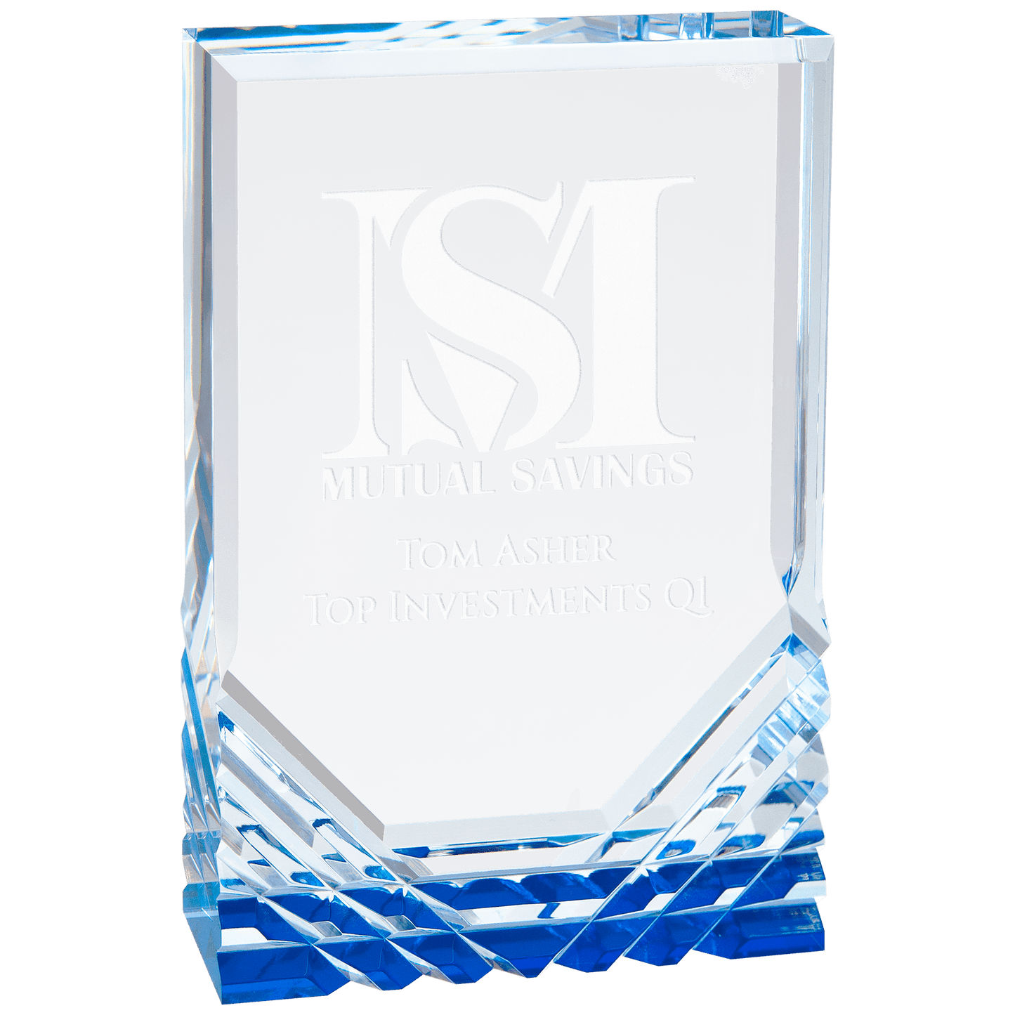 Jewel Mirage Acrylic Award - 4-1/4" x 6"