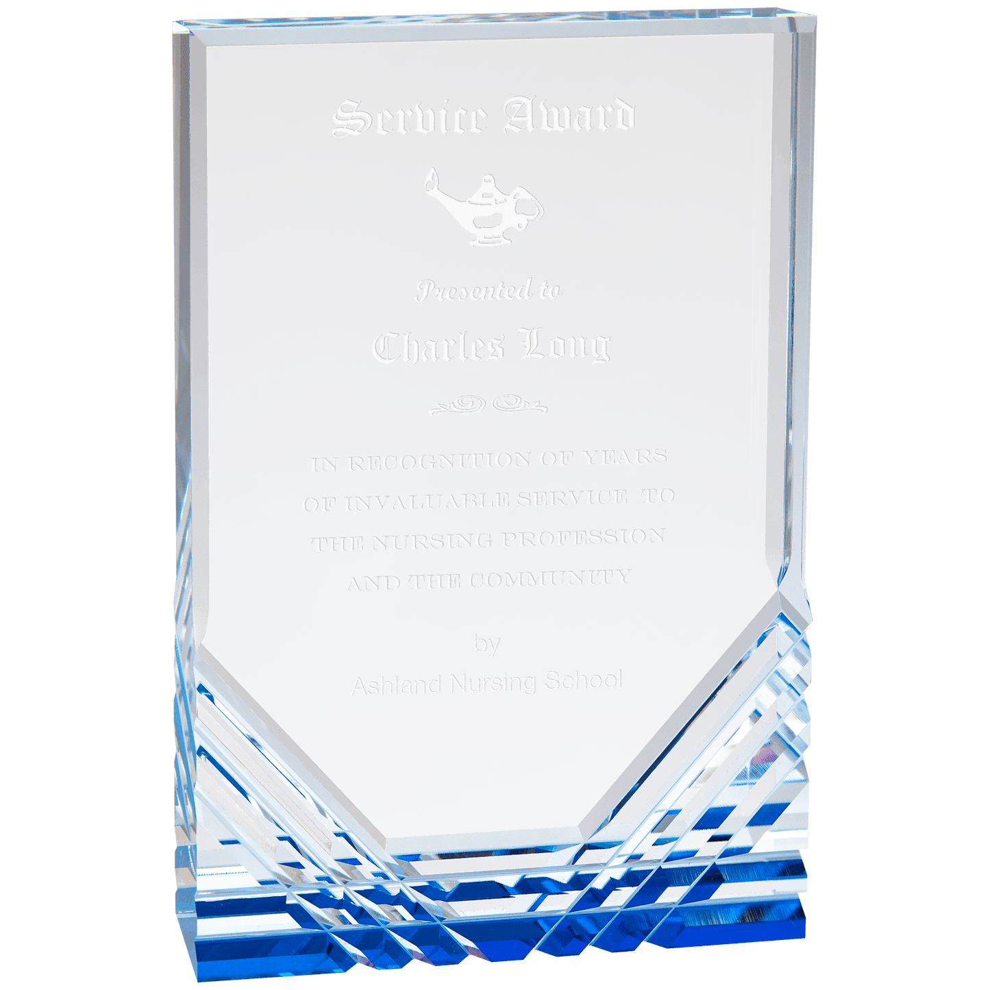 Jewel Mirage Acrylic Award - 6" x 8"