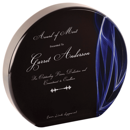 Round Vapor Acrylic Award