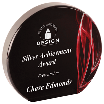 Round Vapor Acrylic Award
