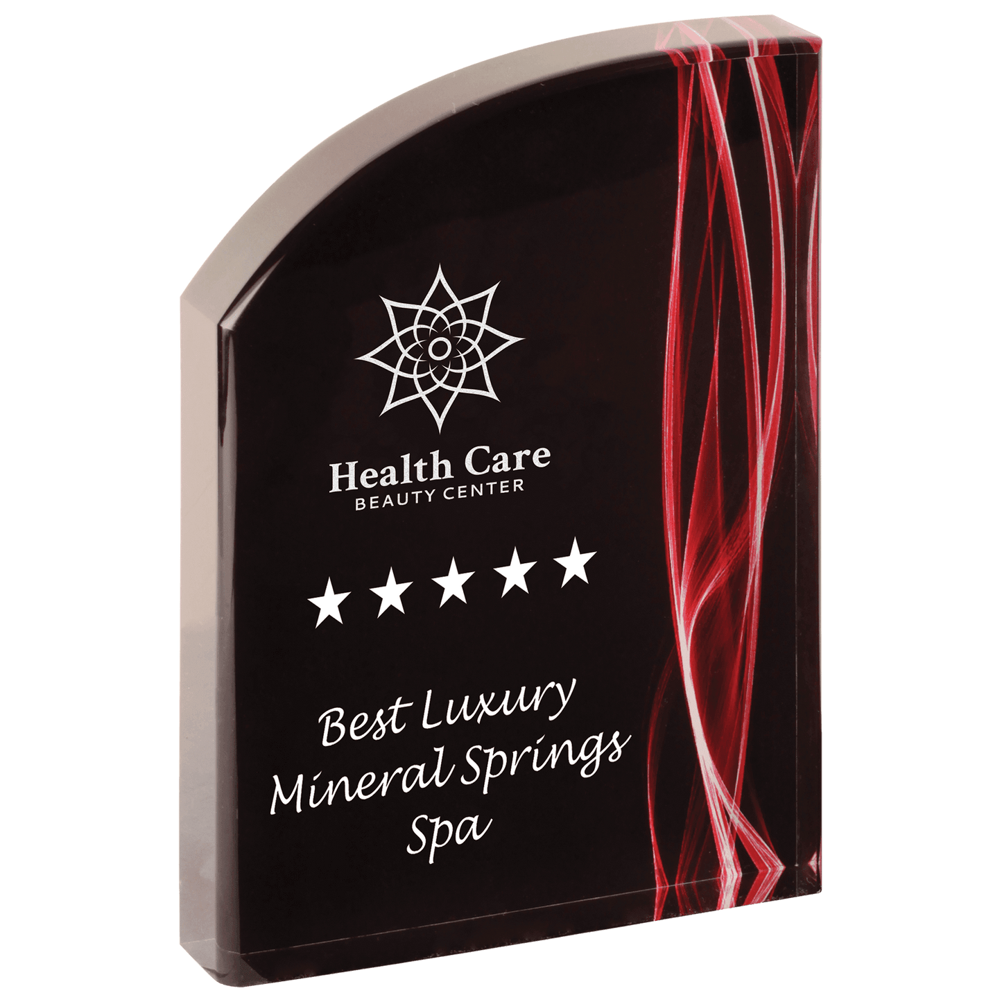 Wave Vapor Acrylic Award