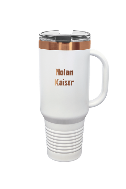 Havoc Personalized Special Color Engraved Polar Camel 40 oz. Tumbler with Handle, Lid and Straw