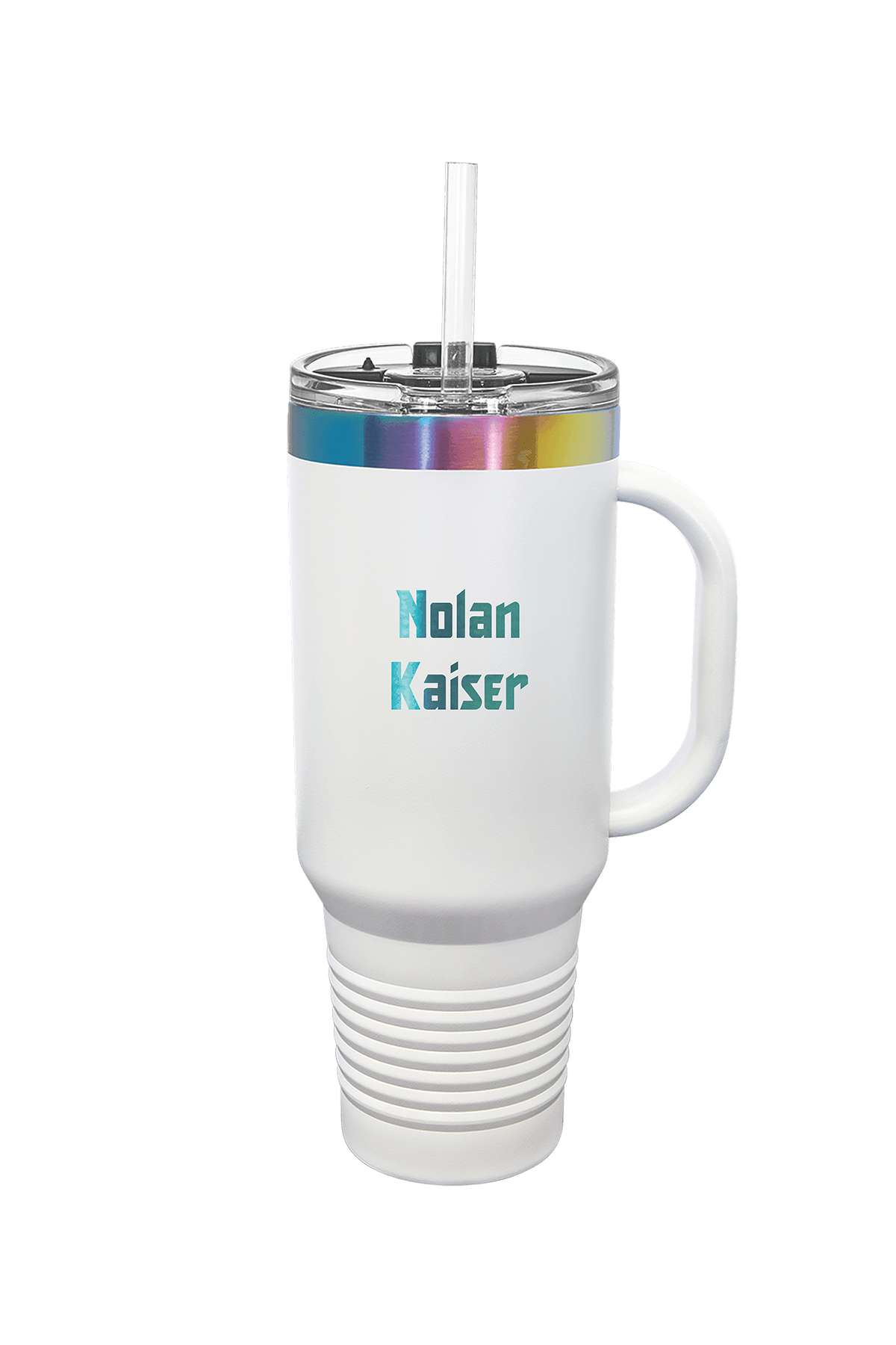 Havoc Personalized Special Color Engraved Polar Camel 40 oz. Tumbler with Handle, Lid and Straw